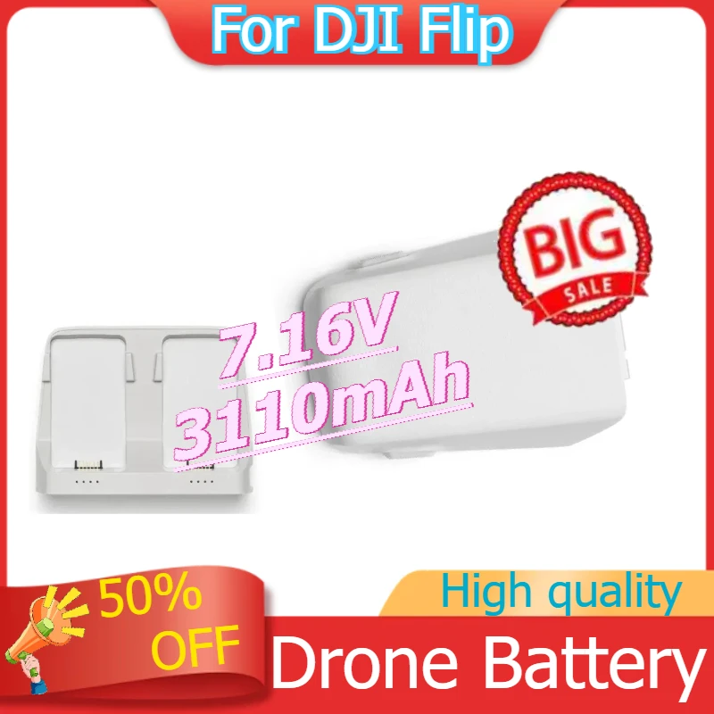

For DJI Flip Battery Flight Time 31 Minutes Compatible Flip Intelligent Flight Battery Accessories 7.16V 3110mAh
