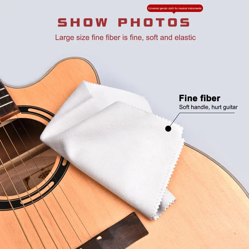 Instruments Cleaning Cloths Universal Microfiber Polish Cloth Violin Cleaning Cloth for Guitar Violin Piano Clarinet Trumpet Sax
