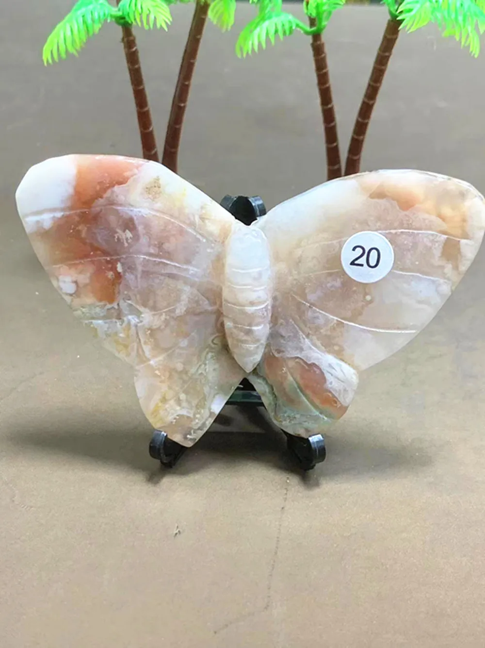 Natural Energy Cherry Blossom and Agate Sculpture, Pink and Purple Sculpture, Polished Reiki, Home Decor, Send Stand, ++++