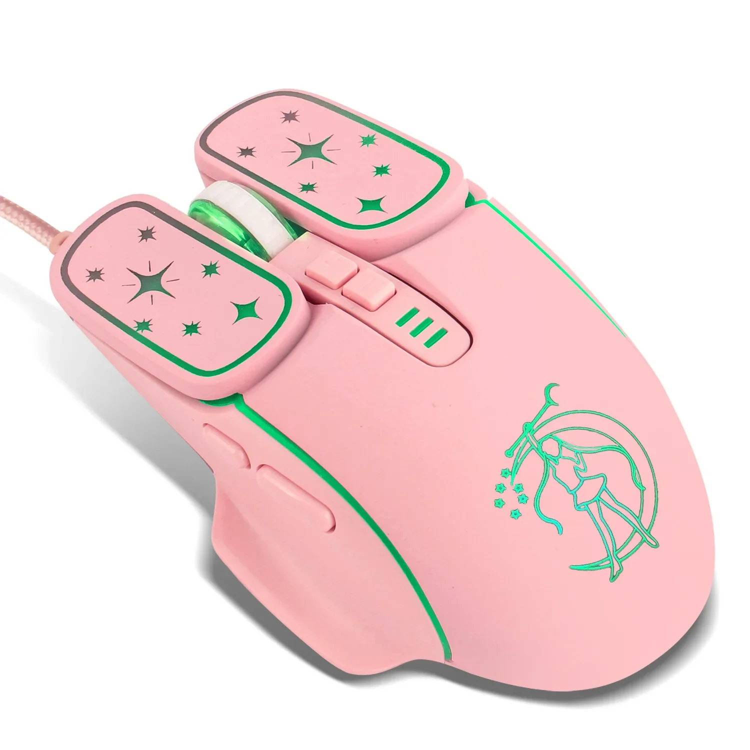 RGB Star Goddess 7200dpi Game Optical Mouse for Windows and Mac Lenovo U-mouse