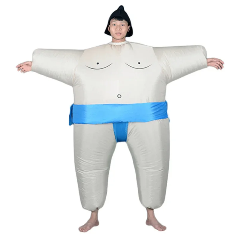 Halloween Costume Sumo Inflatable Birthday Party Fighter Inflatable Christmas Wrestling Role Play Dress Up for Kids and Adult