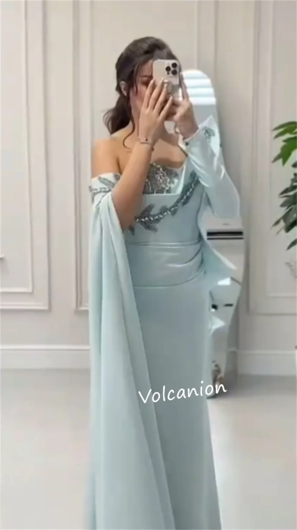 تخصيص Charmeuse زين الديكور خارج على الكتف ألف خط فساتين طويلة مخصصة مناسبة كلاسيكية الرجعية جودة عالية