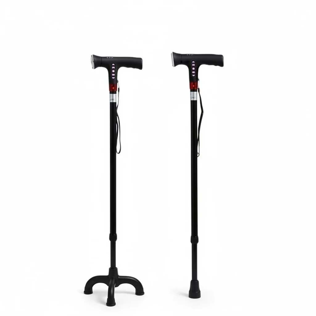 

Aluminum Walking Aid, Lightweight Alloy Elderly Mobility Walker, 15.7 x 74-97cm Folding Rehabilitation Disabled Standing Walker