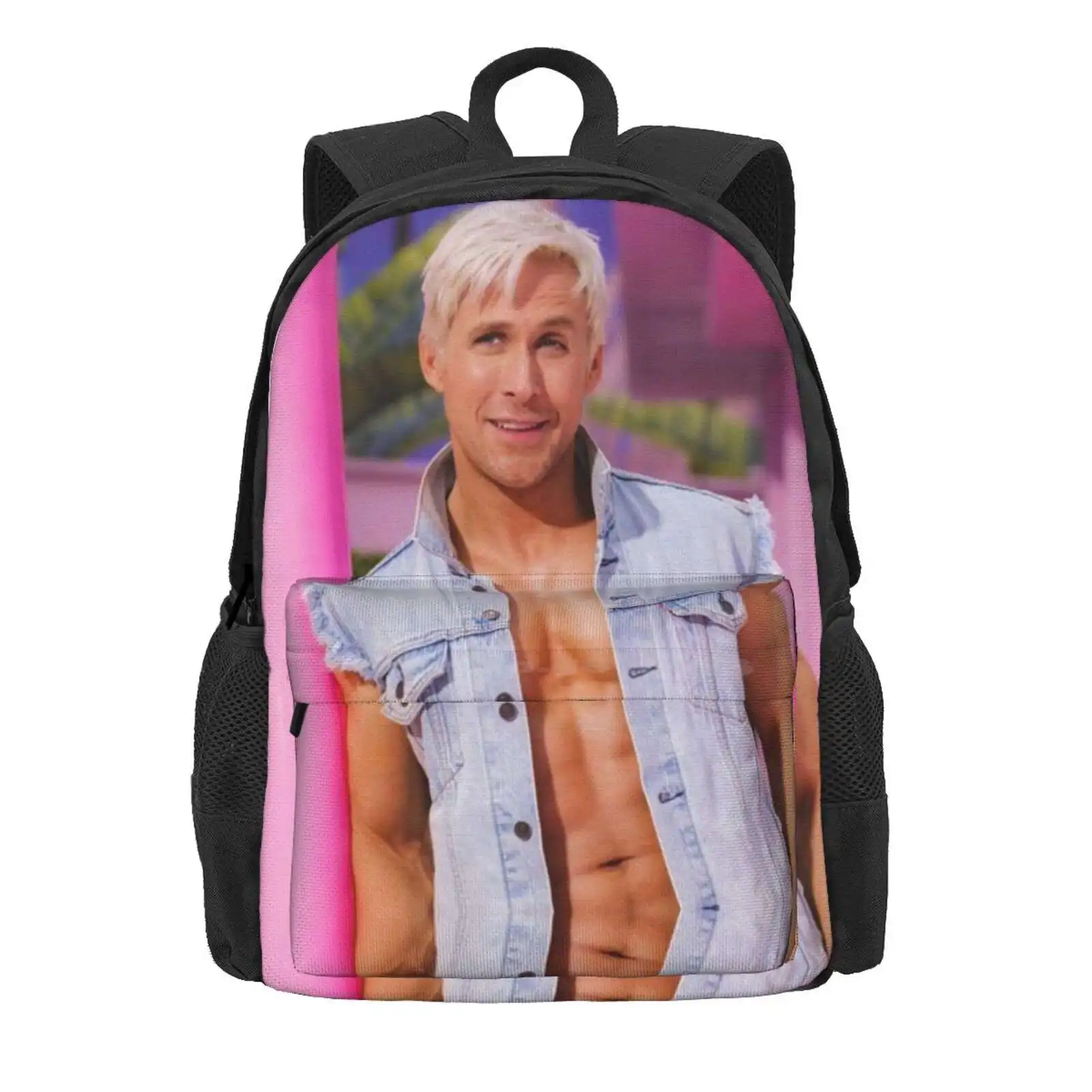 Ryan Gosling'S Ken Directed By Greta Gerwig Hot Sale Schoolbag Backpack Fashion Bags Cinematicharmony Ryangoslingasken