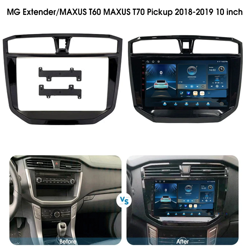 Android 16 For MAXUS T60 T70 Pickup 2017 - 2021 Car Radio Multimedia Video Player Navigation GPS 5G WIFI Carplay Auto 360 Camera