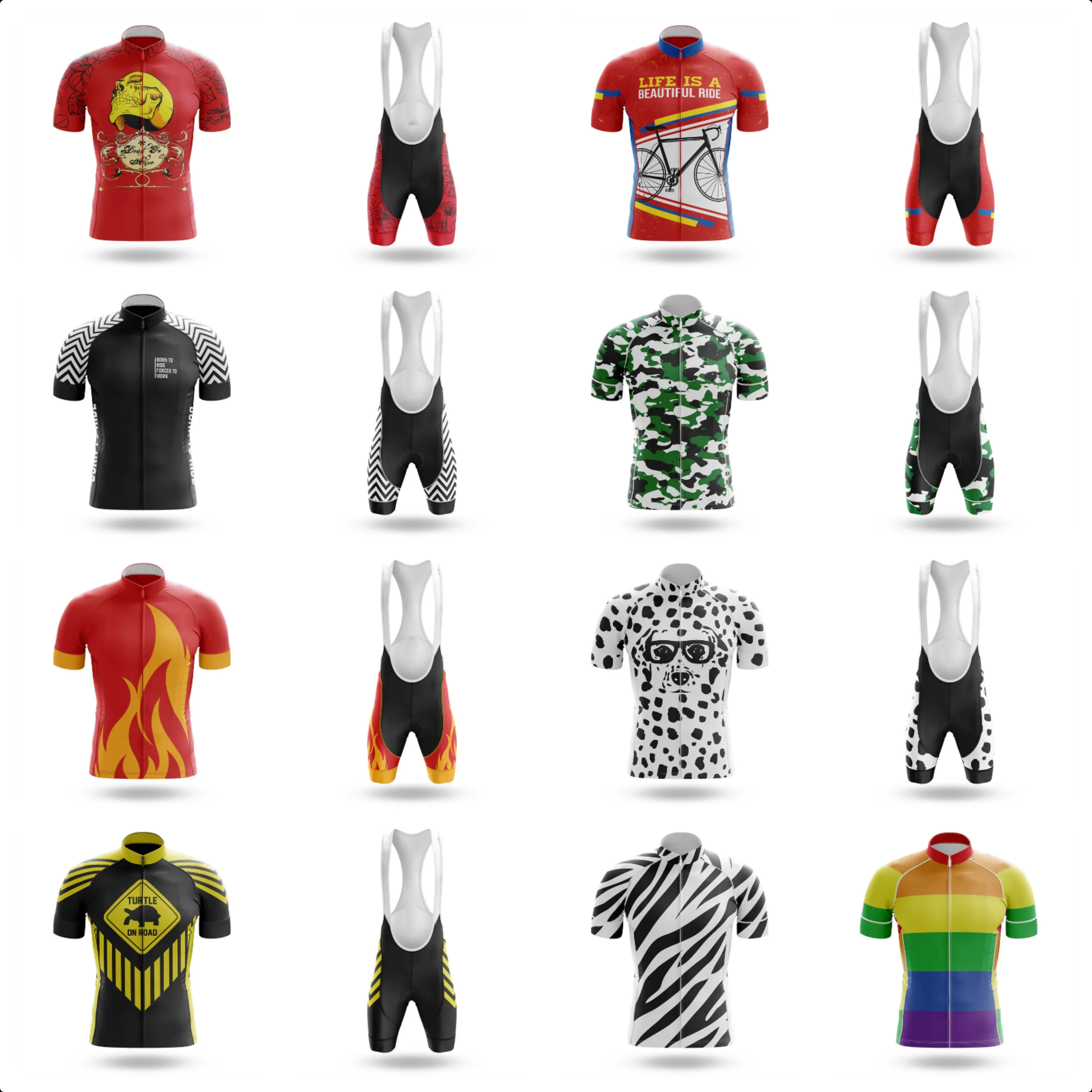 

Камуфляжный зеленый велокостюм для мужчин: профессиональная футболка, шорты, джемпер, летний велоджерси, комплект для МТБ