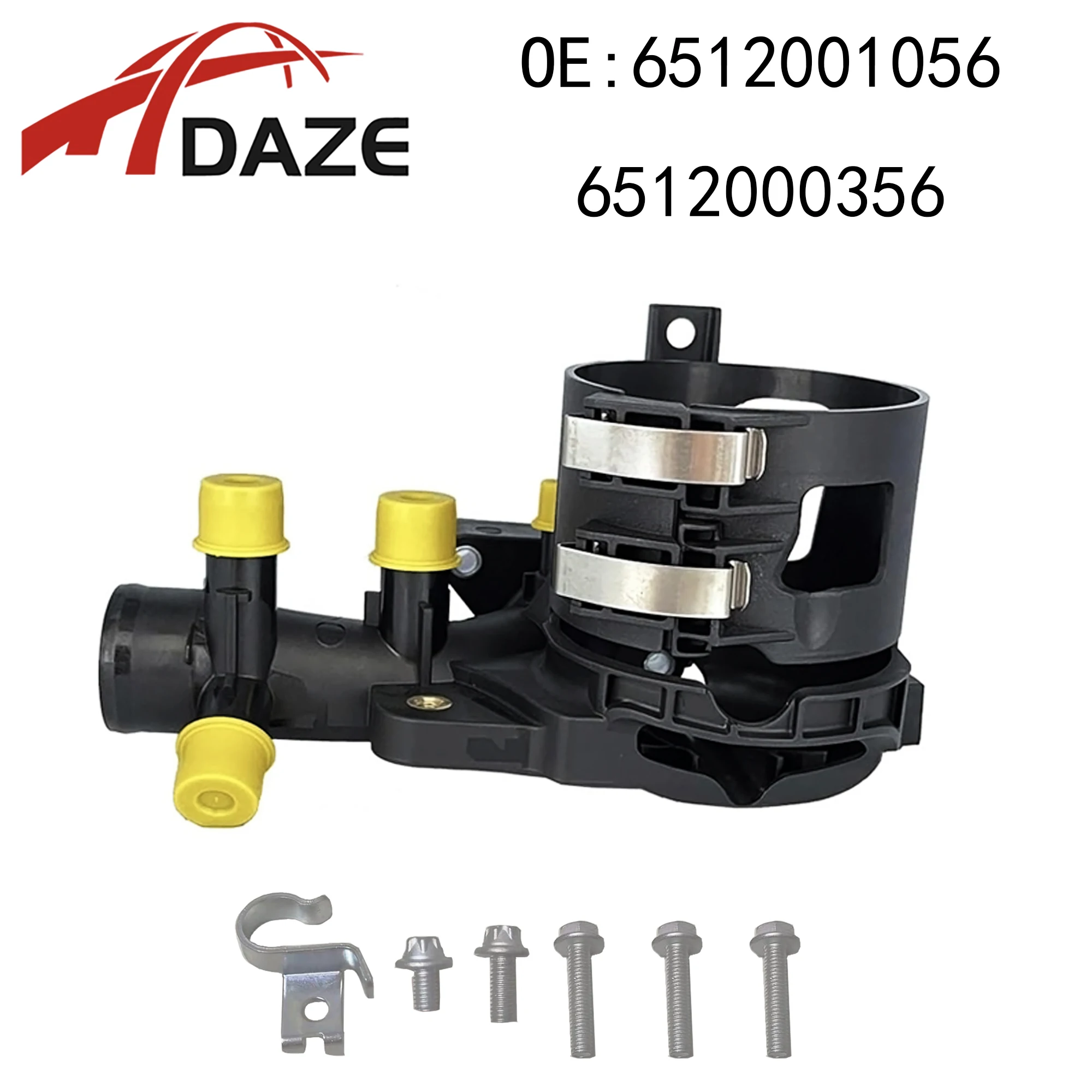 

DAZE 6512001056 6512000356 6512000456 6512006000 Water Outlet Fuel Filter Housing For Mercedes Benz W204 E250 GLE300D GLK250