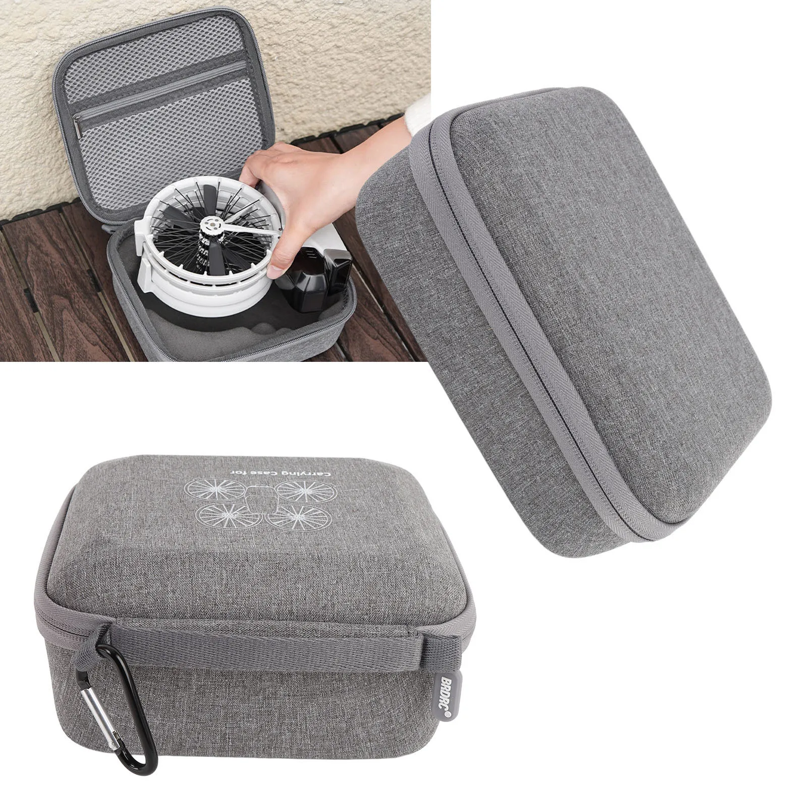 

Drone and Controller Storage Bag Drone Storage Case Protective Fit Polyester Drop Proof Rain Proof for Travel