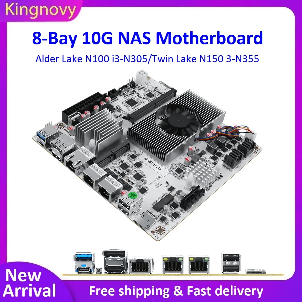 N3540 Processor Powerhouse: My Real-World Experience with the Intel N150/N100/i3-N305 8-Bay NAS Board