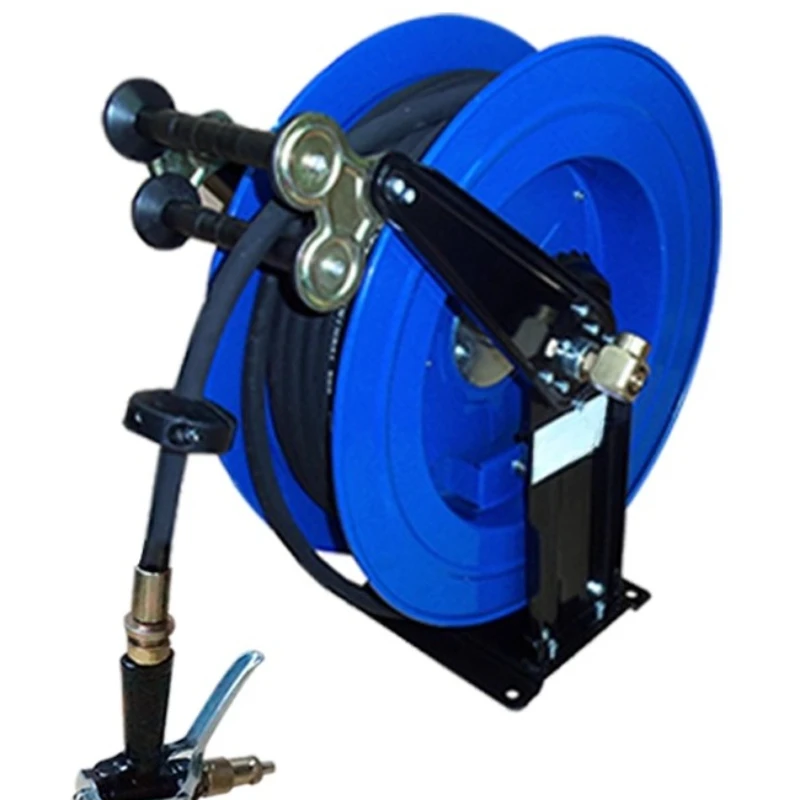 

Automatic telescopic reel 30 meters industrial spring rewinding water drum