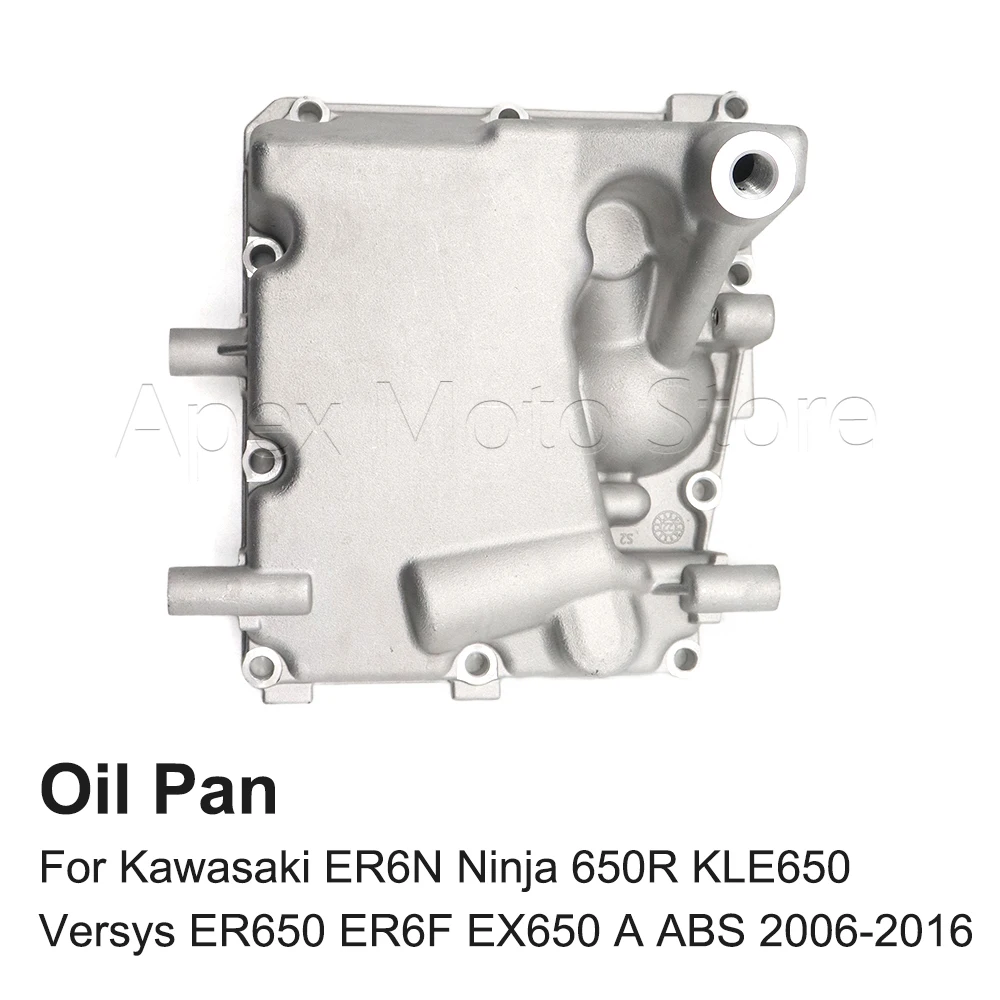 

Motorcycle Engine Oil Pan For Kawasaki ER6N Ninja 650R KLE650 Versys ER650 ER6F EX650 A ABS 2006-2016 2015 2014 2013 2012 2011