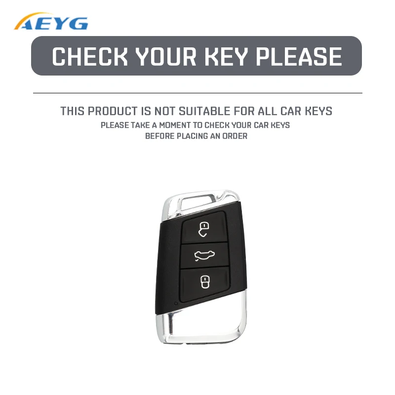 ABS Car Smart Key Cover Case Shell Fob For VW Volkseagen Passat B8 Magotan for Skoda Superb A7 Kodiaq Seat Keychain Accessories