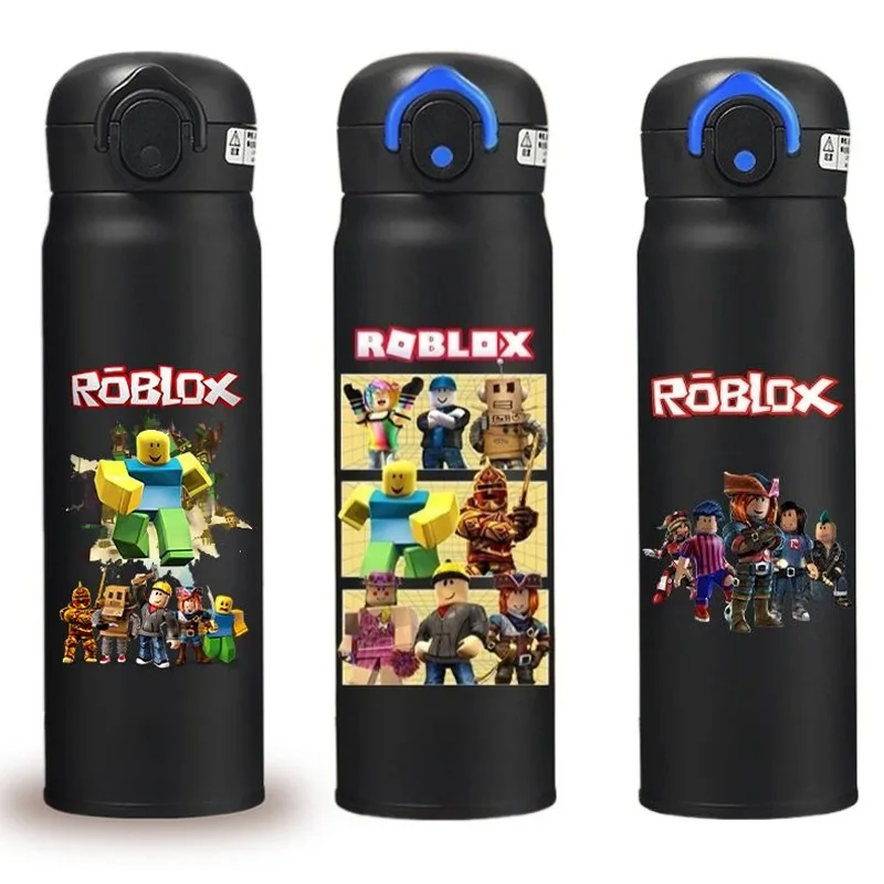 480 مللي لعبة Roblox أنيمي طالب الأطفال الكرتون عادية الرياضة كوب ماء أكواب بلاستيكية بلوري طالب الضروريات اليومية الهدايا #1