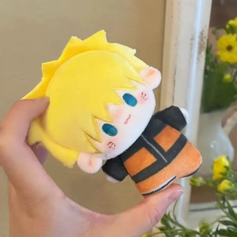 Naruto Uzumaki Naruto Uchiha Sasuke Plush Doll Keychain High-value Cartoon Doll Men's Women's All-match Car School Bag Pendant