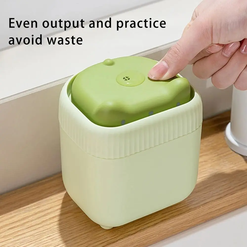 Independent Draining Cat Shape Soap Dispenser Large Capacity Manual Liquid Hand Soap Container Non-slip Refillable