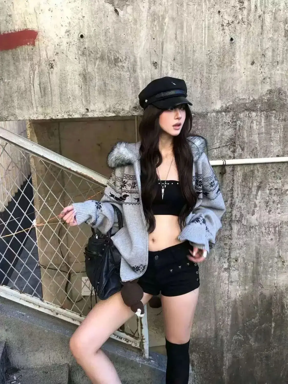 

Кардиганы в винтажном корейском стиле, женские весенние свитера с многослойным дизайном, на пуговицах, в стиле преппи, с эластичными аппликациями, кружевными деталями и тонким принтом Y2K