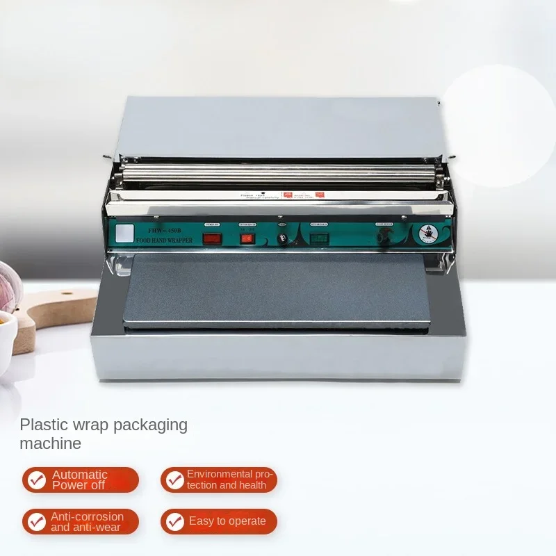 Plastic Wrap Packaging Machine Supermarket Vegetable and Fruit Sealing Packing Machine Sealing Film Cutting Machine Laminator