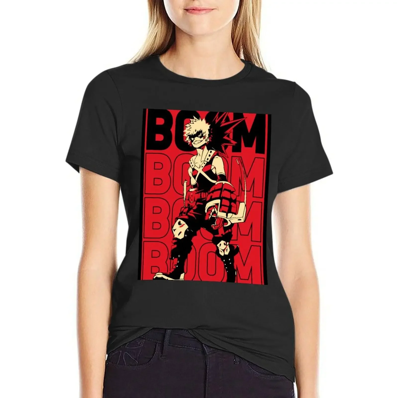 

BOOM T-Shirt vintage tees customs customizeds t-shirts for Women cotton