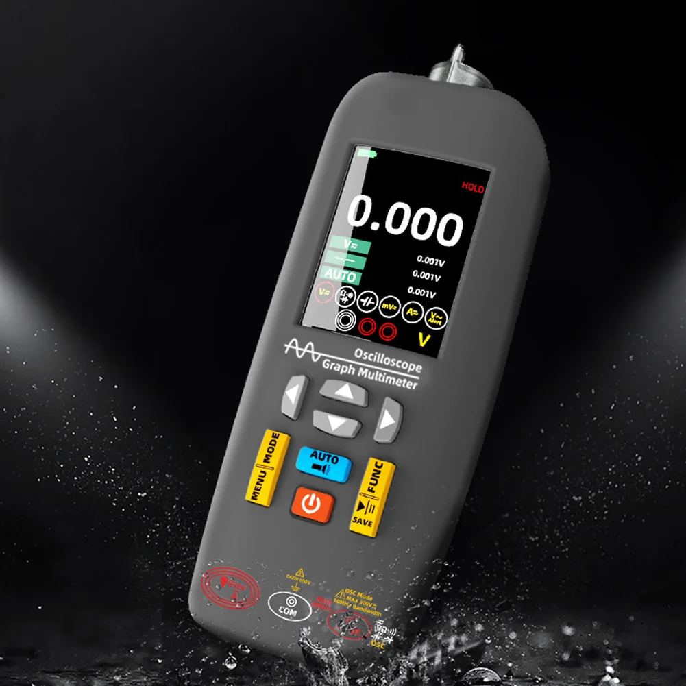 O1X Digital Oscilloscope Multimeter for Measuring AC DC Voltage and Current with 1.5Sa/s to 48MSa/s Sampling Range