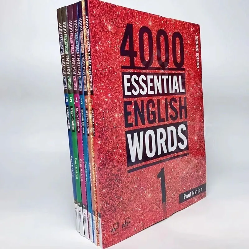 

New 6 BooksSet 4000 Essential English Words Level 1-6 IELTS, SAT Core Words English Vocabulary Books.