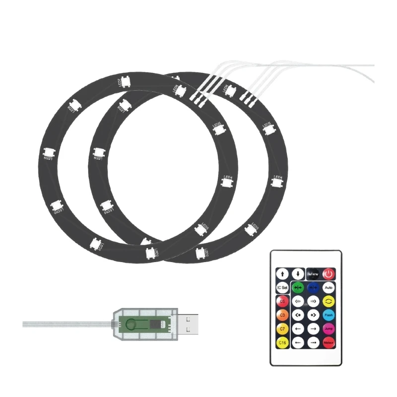 Dynamic LED Lighting Style Lighting Effects Captivating Lighting set User Friendly Control Convenient Operate For PS5/PS5 Slim