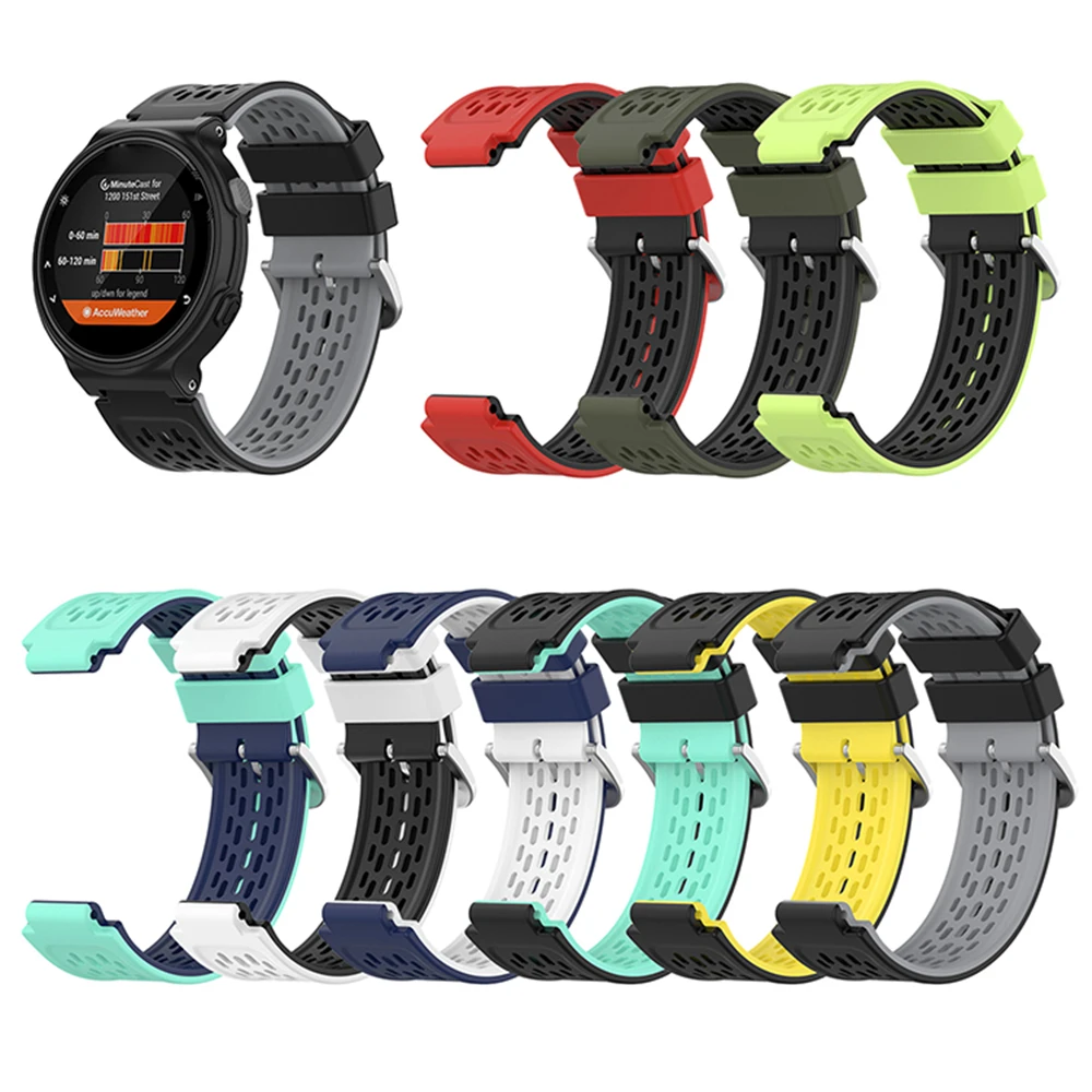 Smart Watch Strap for Garmin Approach S20/S5/S6 Silicone Watch Band for Garmin Forerunner 220 230 235 620 630 735 Watchbands