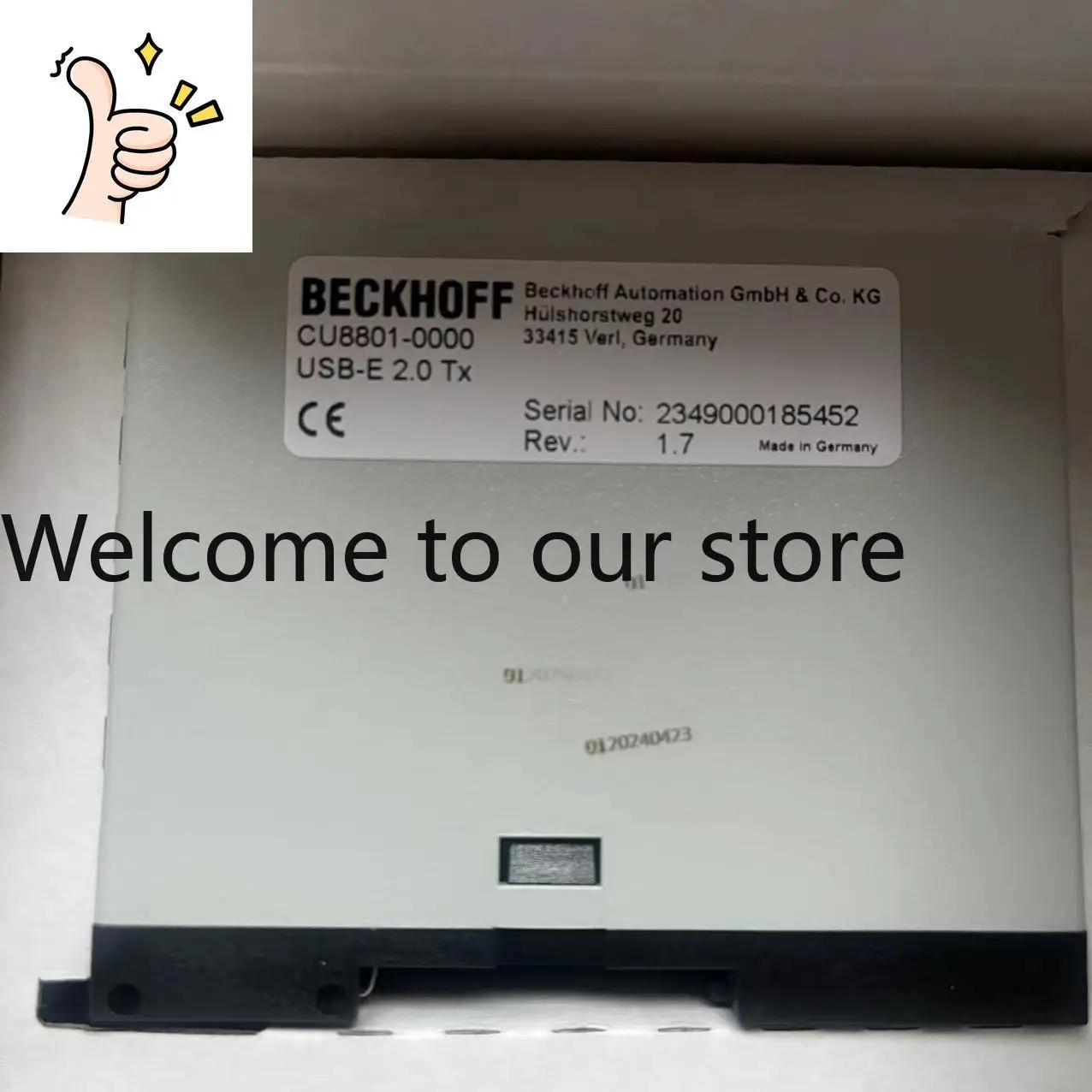 New German Beckhoff BECKHOFF Expansion Launch Box CU8801-0000 Is Available In Stock