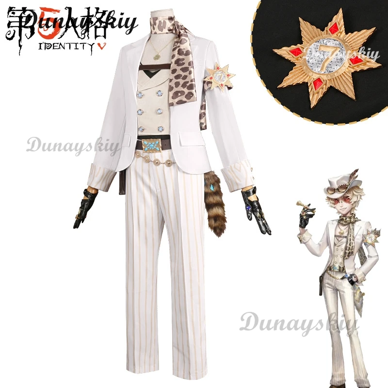 مقامر المنقب تأثيري لعبة الهوية الخامس تأثيري حلي نورتون كامبل موحدة اكسسوارات حفلة الهالوين الزي للرجال