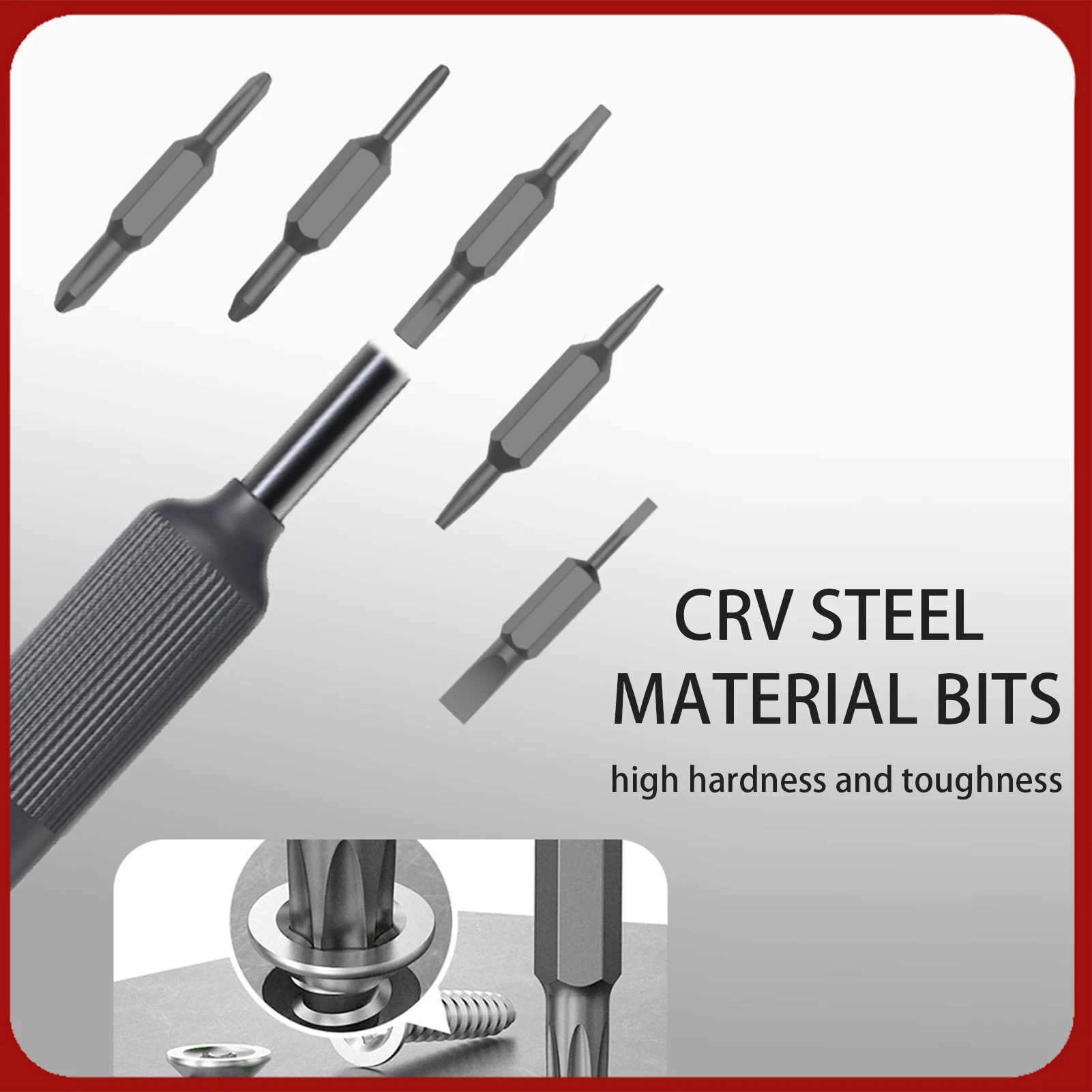 27 in 1 Multi Bit Screwdriver Set Precision Magnetic Repair Tool Kit with 60HRC Hardness Bits for Phone Watch Laptop Projects