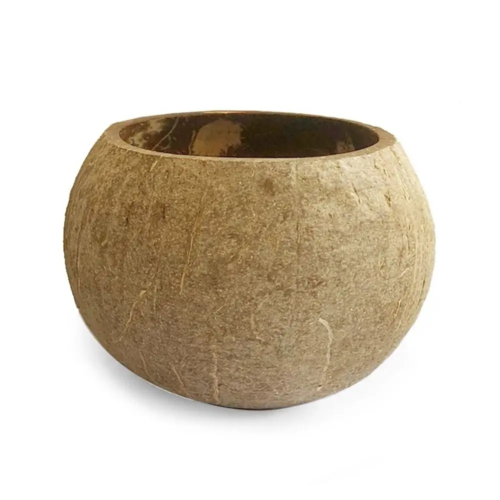 High Quality Natural Coconut Shell Bowls Wood Creative Candle Bowls Candle Dough Bowl