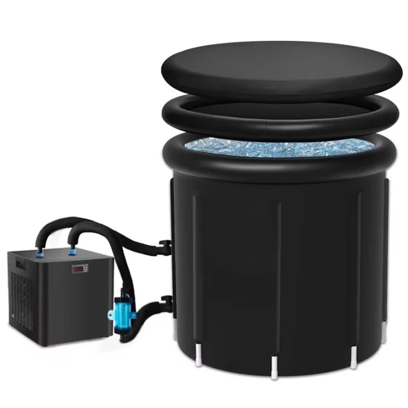 

Xiangyin Vanace 80*75cm 75 Gallons Portable Ultimate Cold Water Cold Plunge Ice Bath Tub With 1HP Water Chiller