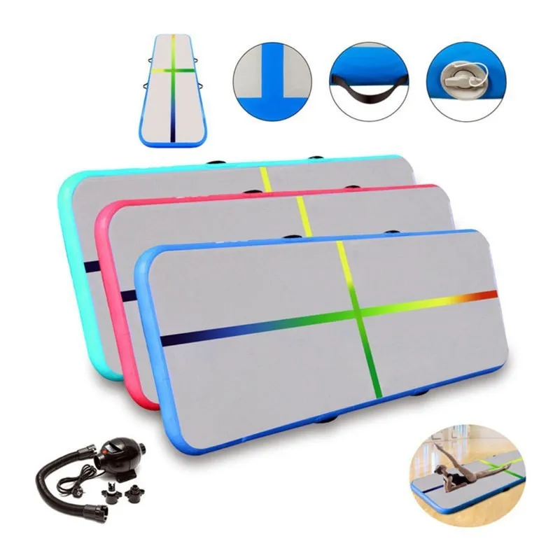 PVC Waterproof Inflatable Gymnastics Yoga Mat Factory Air Track for Sports Usage in Gymnasiums