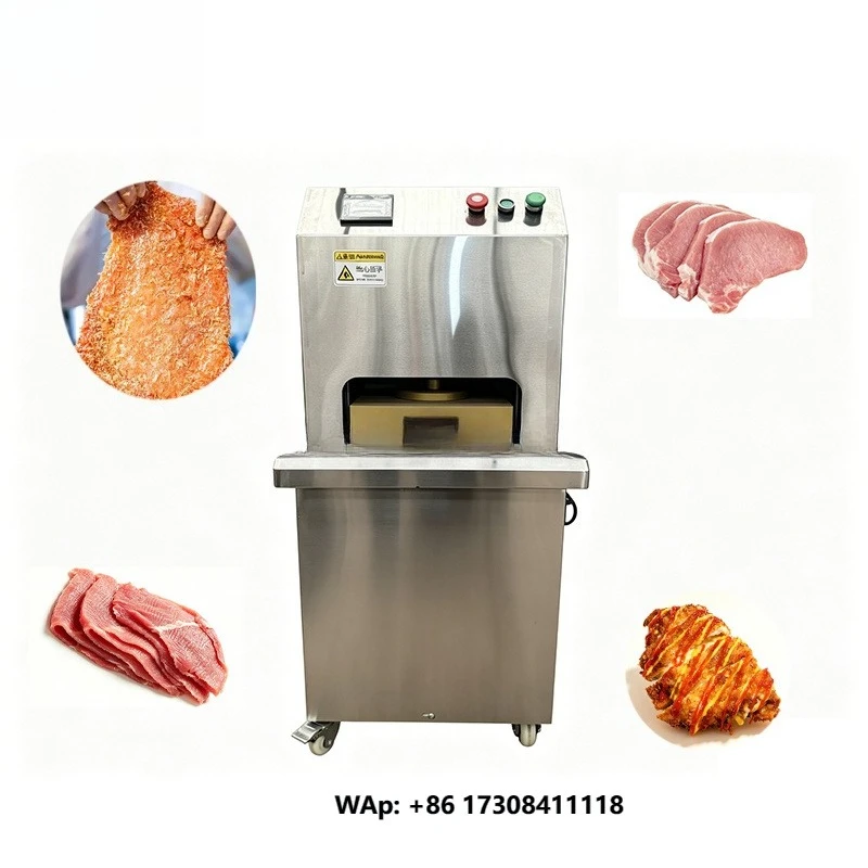 Multifunctional Meat Processing Machine Pork Flattener Chicken Cutlet Slicer Steak Tenderizer for Hotel & Canteen