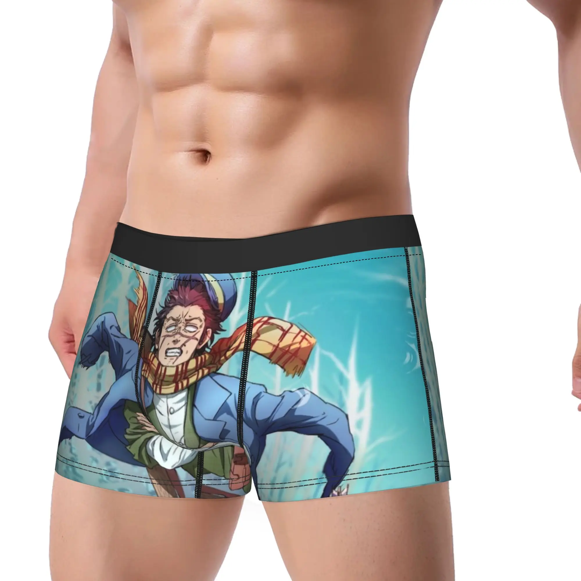 Golden Kamuy Underpants Homme Panties Man Underwear Golden Kamuy Ventilate Shorts Boxer Briefs