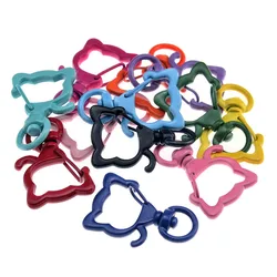 5-20Pcs 34mm Metal Multicolor Lobster Clasps Bag Strap Swivel Trigger Buckles DIY Clip Snap Hook Webbing Hanger Keychain Hooks