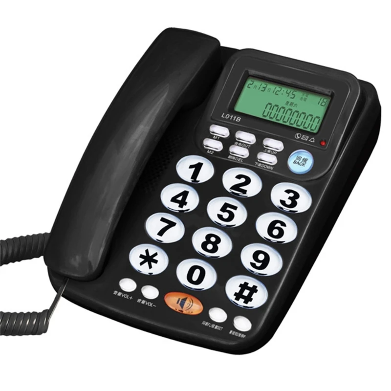 Y1UB Hotel Landline English Telephone with Caller Identify Display Incoming Calls