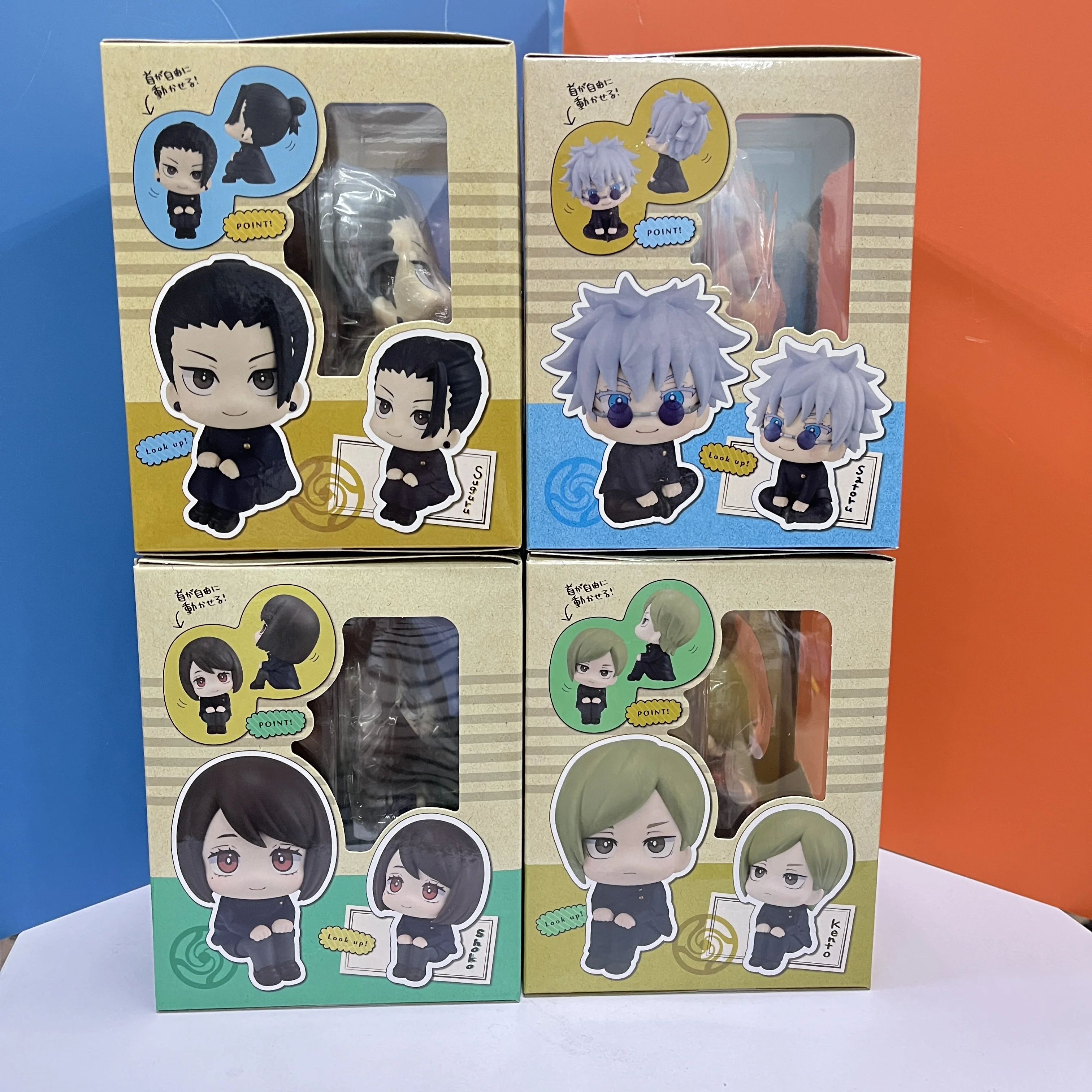 Original MegaHouse Look Up Jujutsu Kaisen Satoru Gojo Suguru Geto Suit High School Kento Nanami  Shoko Leiri Ver. Action Figure