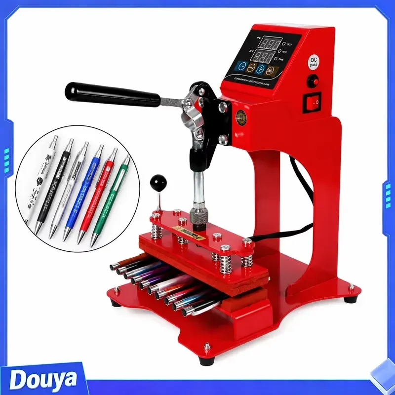 Factory Direct 10 Station Pen Heat Press Machine High Efficiency Heat Transfer Printing Machine for Custom Pen Business