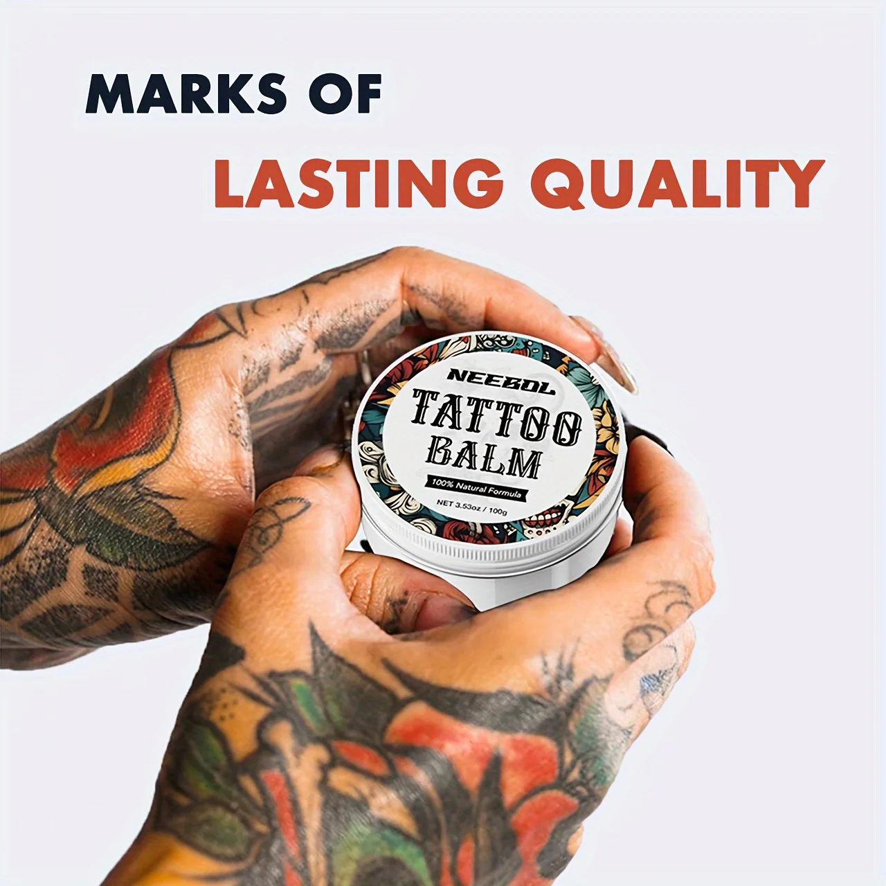 1pc Tattoo Aftercare Butter Balm, Moisturizing Tattoo Cream for Old & New Tattoos, Helps Enhance Tattoo Color Appearance, Easy Daily Care Balm, Gift for Tattoo Artists, Professionals, Beginners & Body Art Lovers view 5