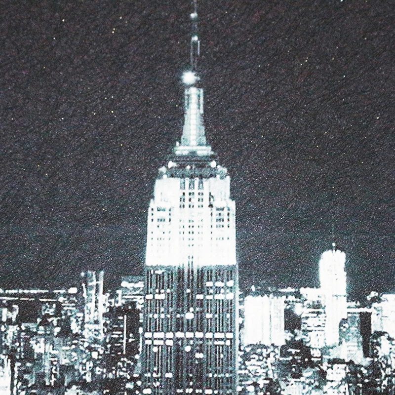 Custom Photo Wallpaper Mural Night View City Black And White Building Wall Paper Modern Living Room Mural Wallpaper