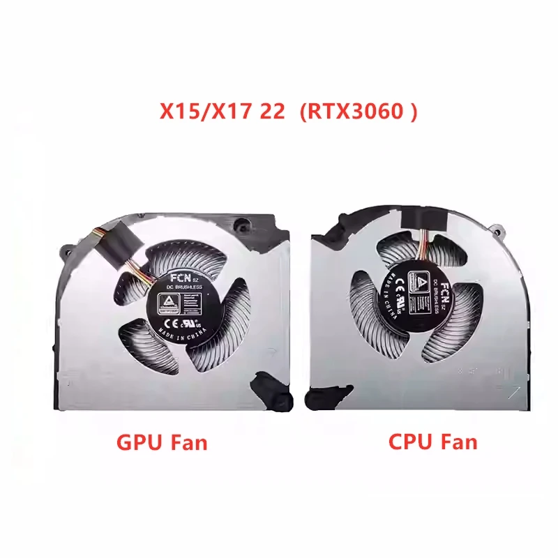 New Original Laptop CPU GPU Cooling fans For Colorful X15 AT/X15 XS 22 / X17 AT 2021 2022 2023