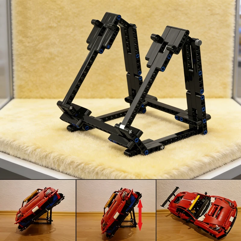 

НОВЫЙ Регулируемый боковой вертикальный держатель для дисплея для наборов 42115, 42143, 42125, FKP37, SP3, 488 GTE. Кронштейн для технических конструкторов. Подарок.