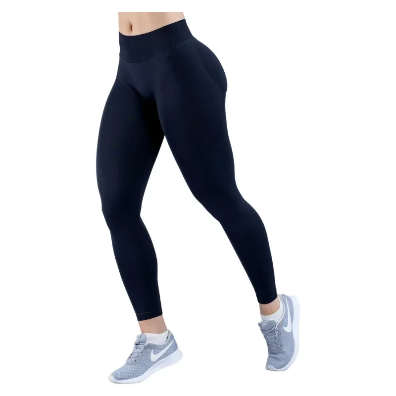 

Dfyne Impact Leggings Women With Logo Scrunch Seamless Yoga Legging Gym Sports Pants Low Ribbed Band High Stretch Fitness Tights