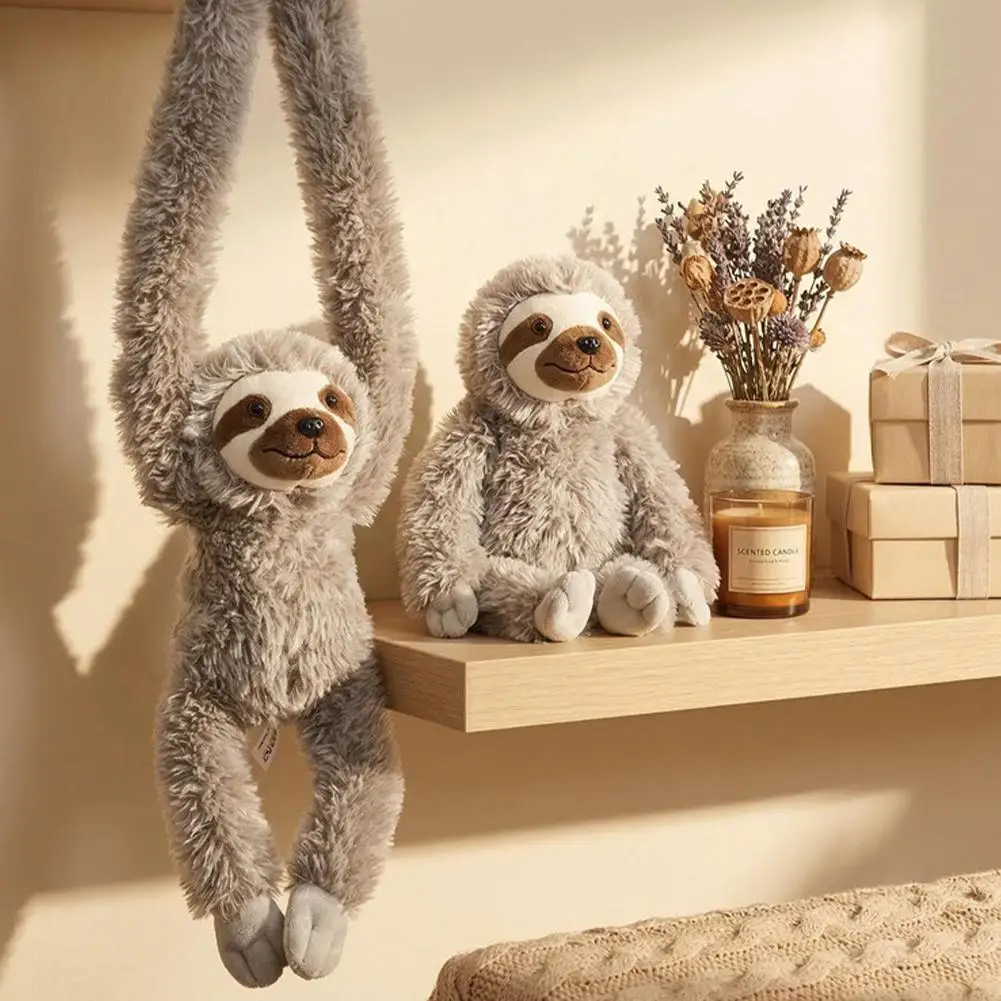 Simulated Long Arm Sloth Plush Toy Small Tree Sloth Plush Toy Children's Soothing Cloth Doll Koala Plush Toy