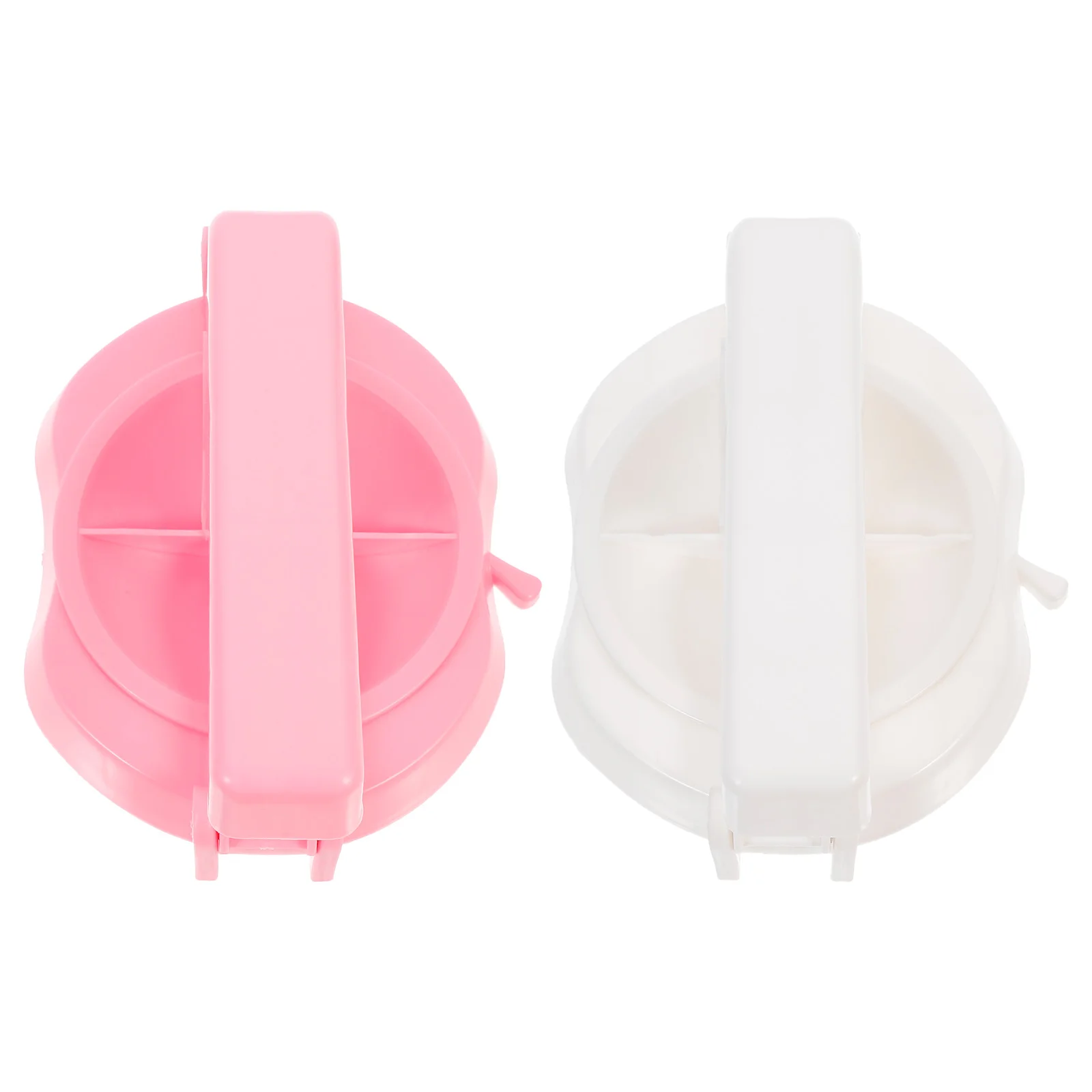 

2Pcs Dumpling Skin Press Machine Ravioli Maker Tool Manual Wrapper Empanadas Tortilla Press Pastry Mold Kitchen Supplies