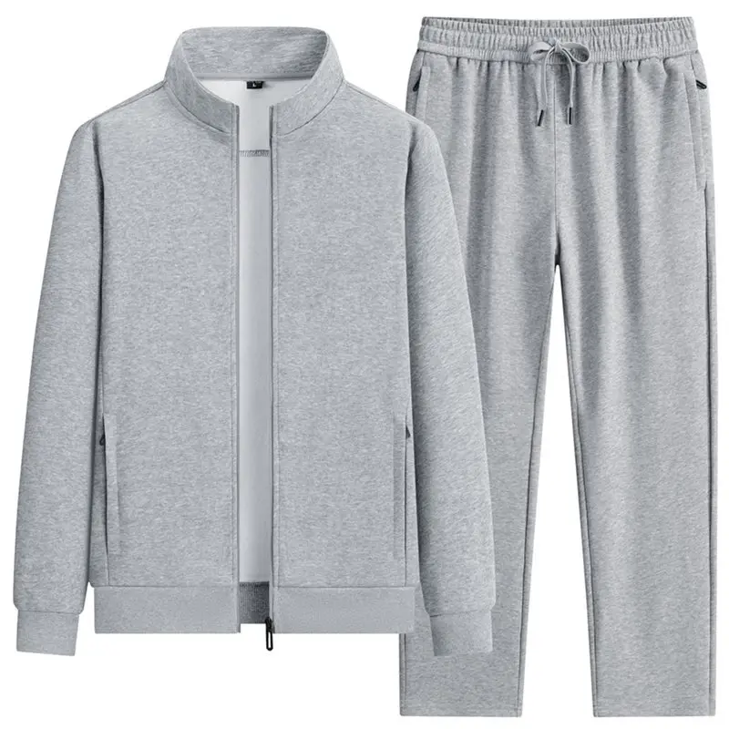 

New Cotton Sporty Two-Piece Set Casual Leisure Autumn Winter Open Cardigan Double Opening High End Premium Quality Women's Wear