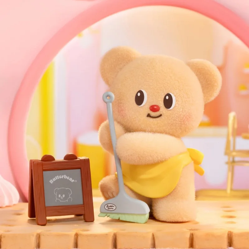 لعوب زبدة الدب الخبز ورشة عمل سلسلة الفينيل صندوق أعمى مفاجأة هدية لطيف اللعب عيد ميلاد دمية Caja Ciega Kawaii الدمى سر