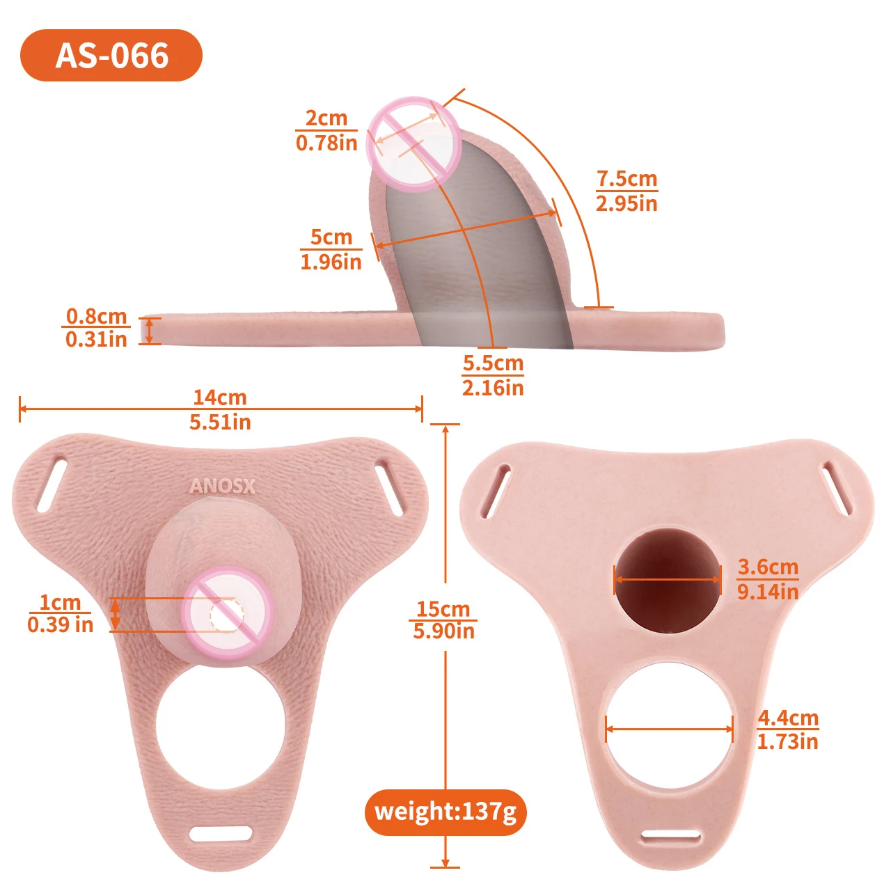 ANOSX سيليكون العفة قفص حزام على القضيب كم واقعية دسار بانت قابل للقفل العفة حزام الذكور قفص القضيب الجنس لعب للرجال #2