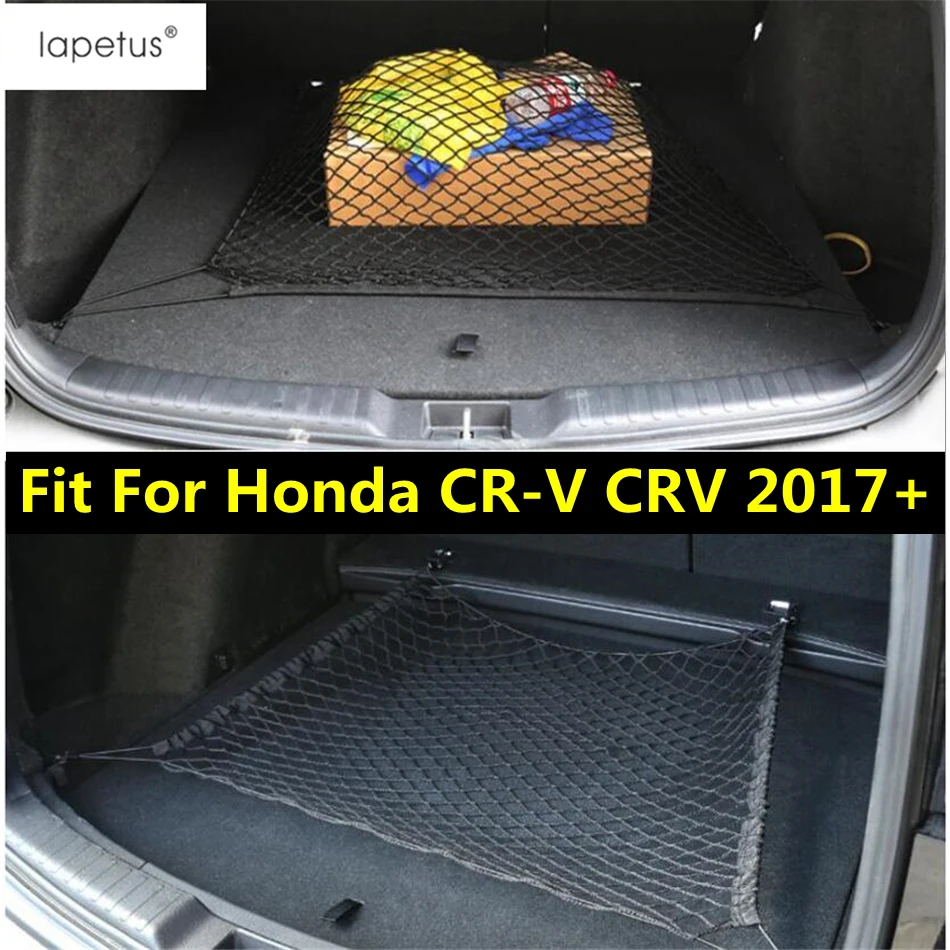 

Rear Trunk Luggage Storage Container Cargo Mesh Net Molding Cover Kit For Honda CR-V CRV 2017 - 2020 Car Accessories Interior