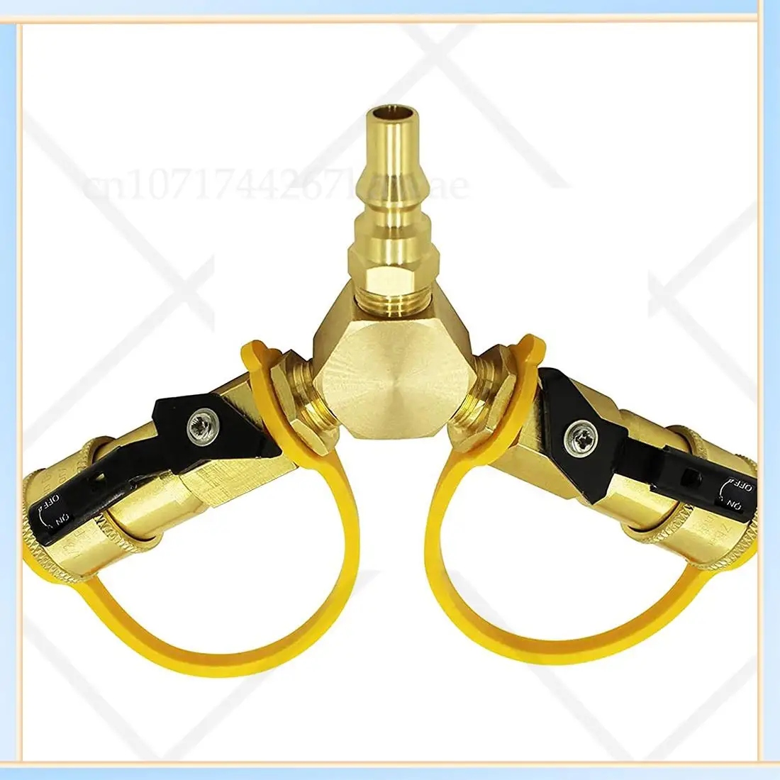 

-A16I 1/4-дюймовый быстроразъемный Y-образный разветвитель для автодома на гриль и быстроразъемные фитинги для пропанового шланга, разъем